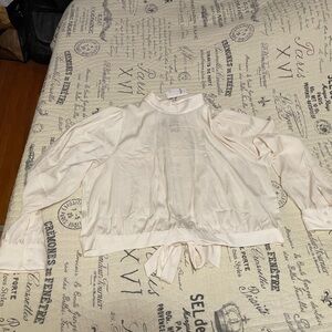 Banana Republic open back Ivory Top